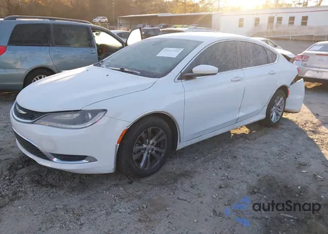 2016 Chrysler 200 Limited из США, поврежденный, VIN 1C3CCCAB3GN169792
